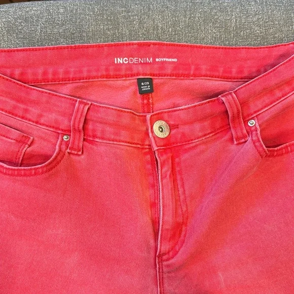 INC Denim Boyfriend Jeans, Size 8/29 - Picture 7 of 9